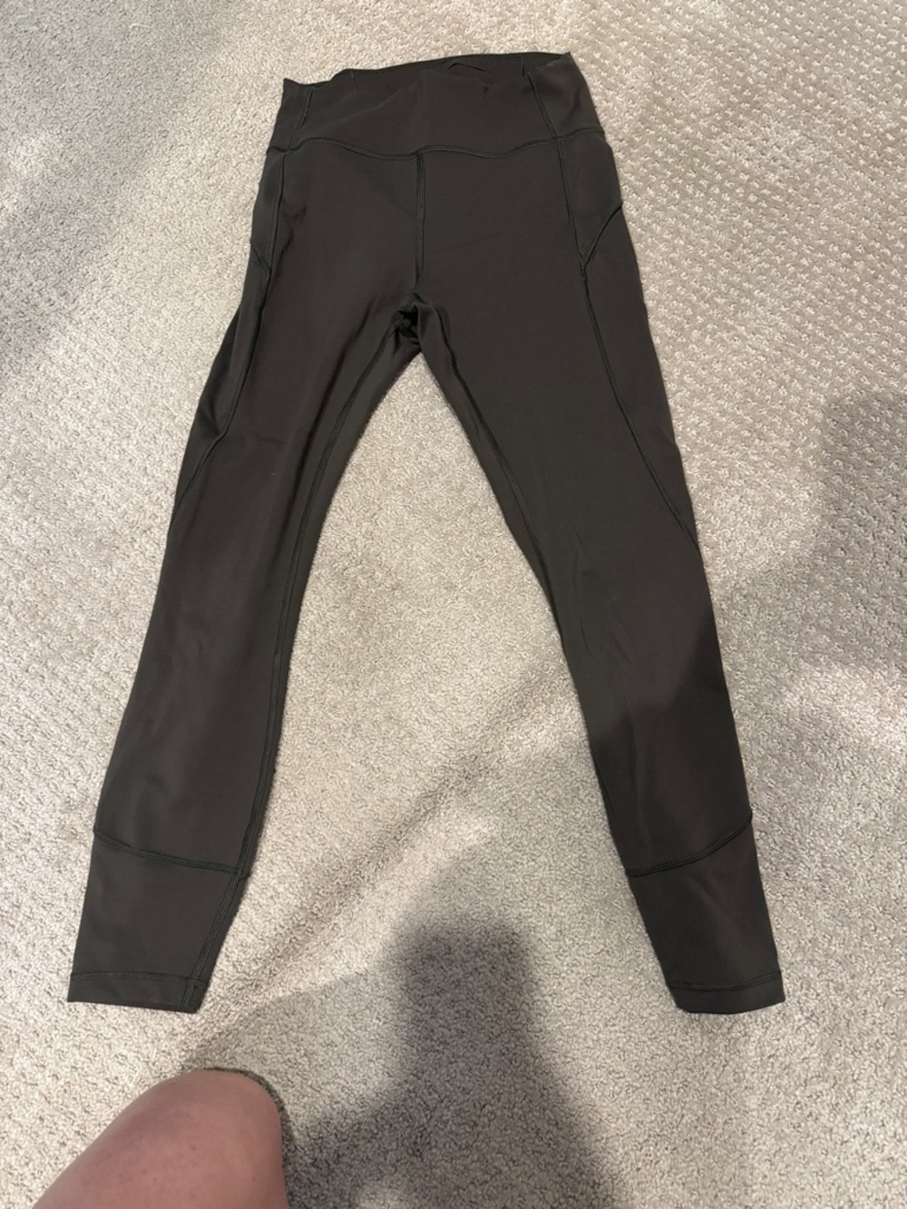 lululemon athletica Olive green High-Rise Leggings